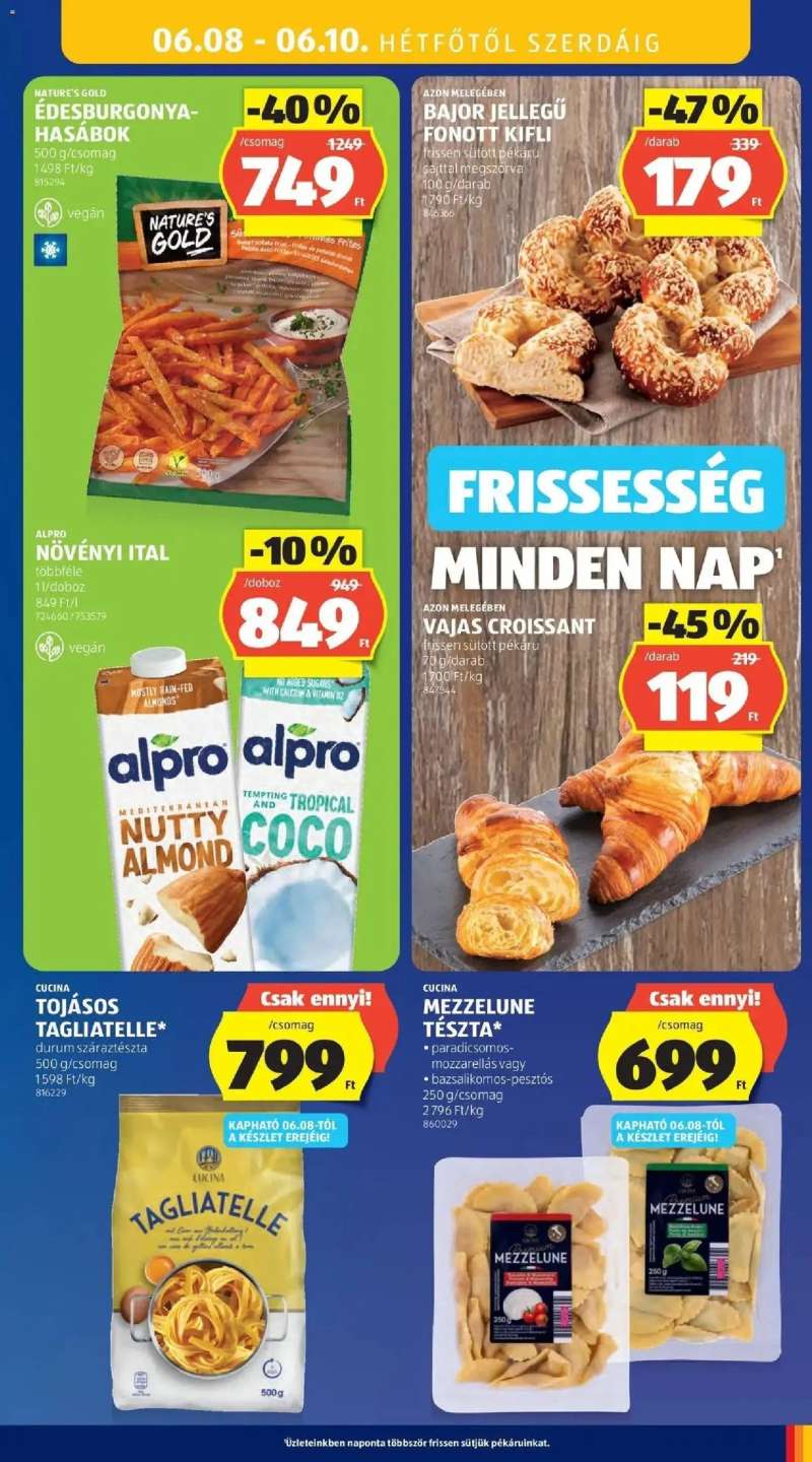 Aldi Aldi akciós újság Hatvan 35 oldal