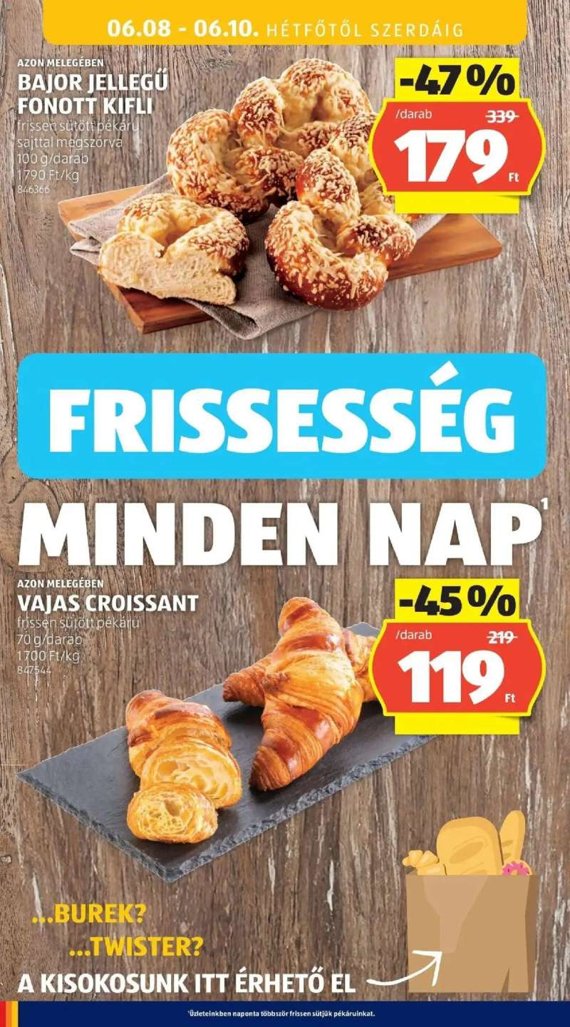 Aldi Aldi akciós újság Hatvan 40 oldal