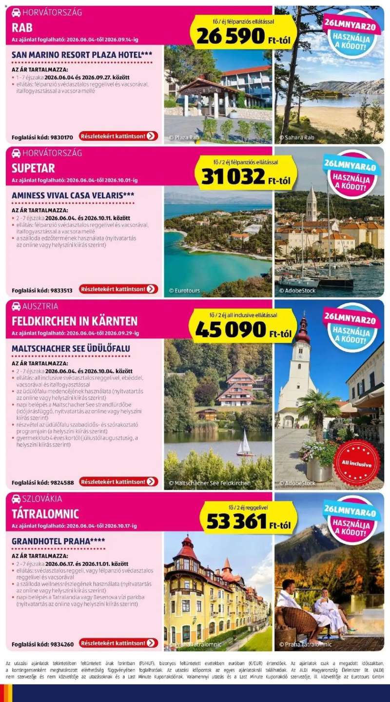 Aldi Aldi akciós újság Hatvan 60 oldal