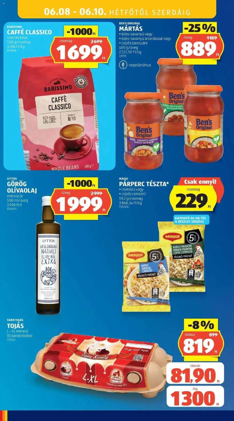 Aldi Aldi akciós újság Szántód 36 oldal