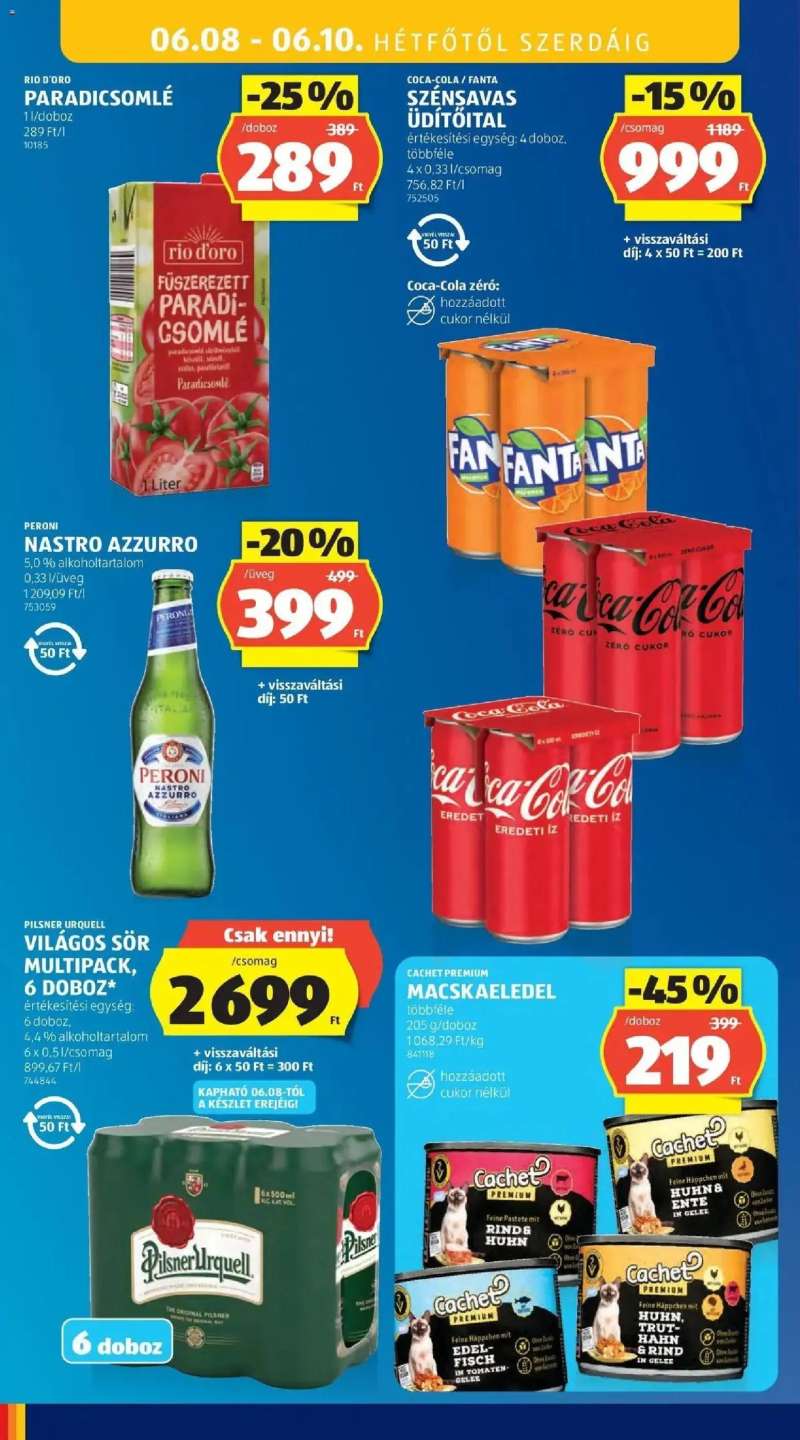 Aldi Aldi akciós újság Szántód 38 oldal