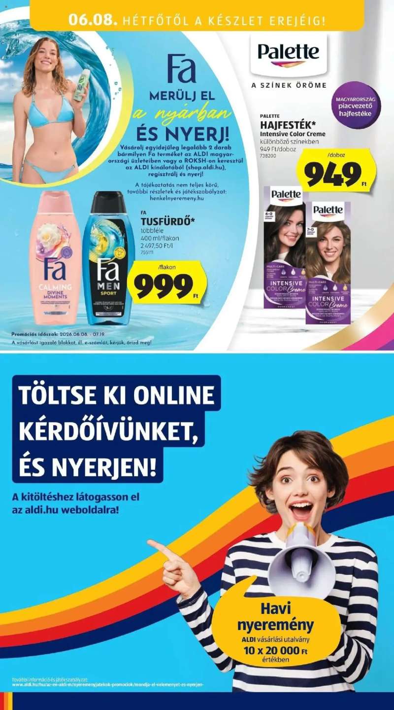 Aldi Aldi akciós újság Szántód 42 oldal