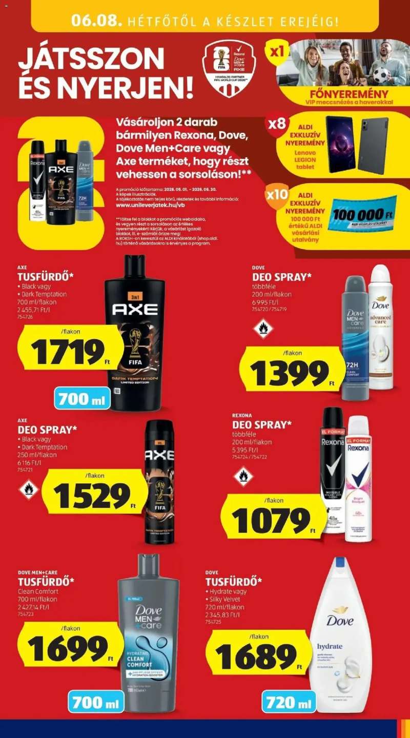 Aldi Aldi akciós újság Szántód 43 oldal