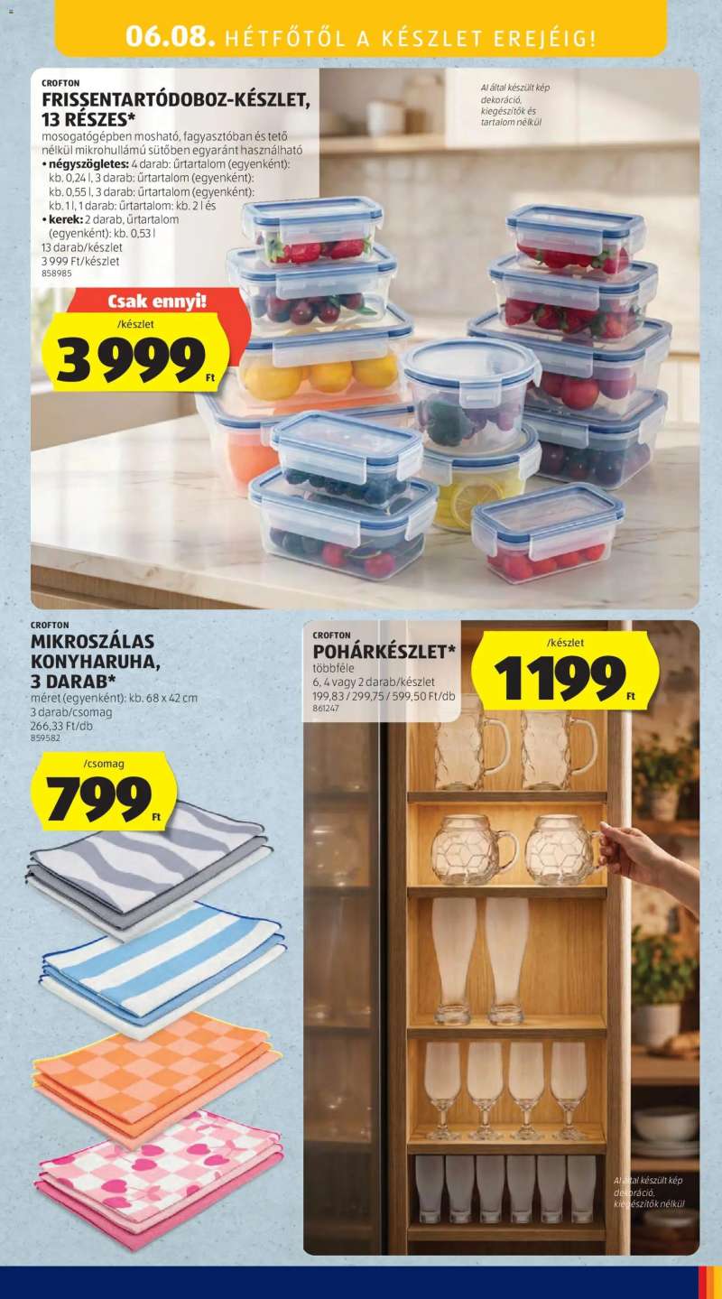 Aldi Aldi Középső sor termékei 15 oldal