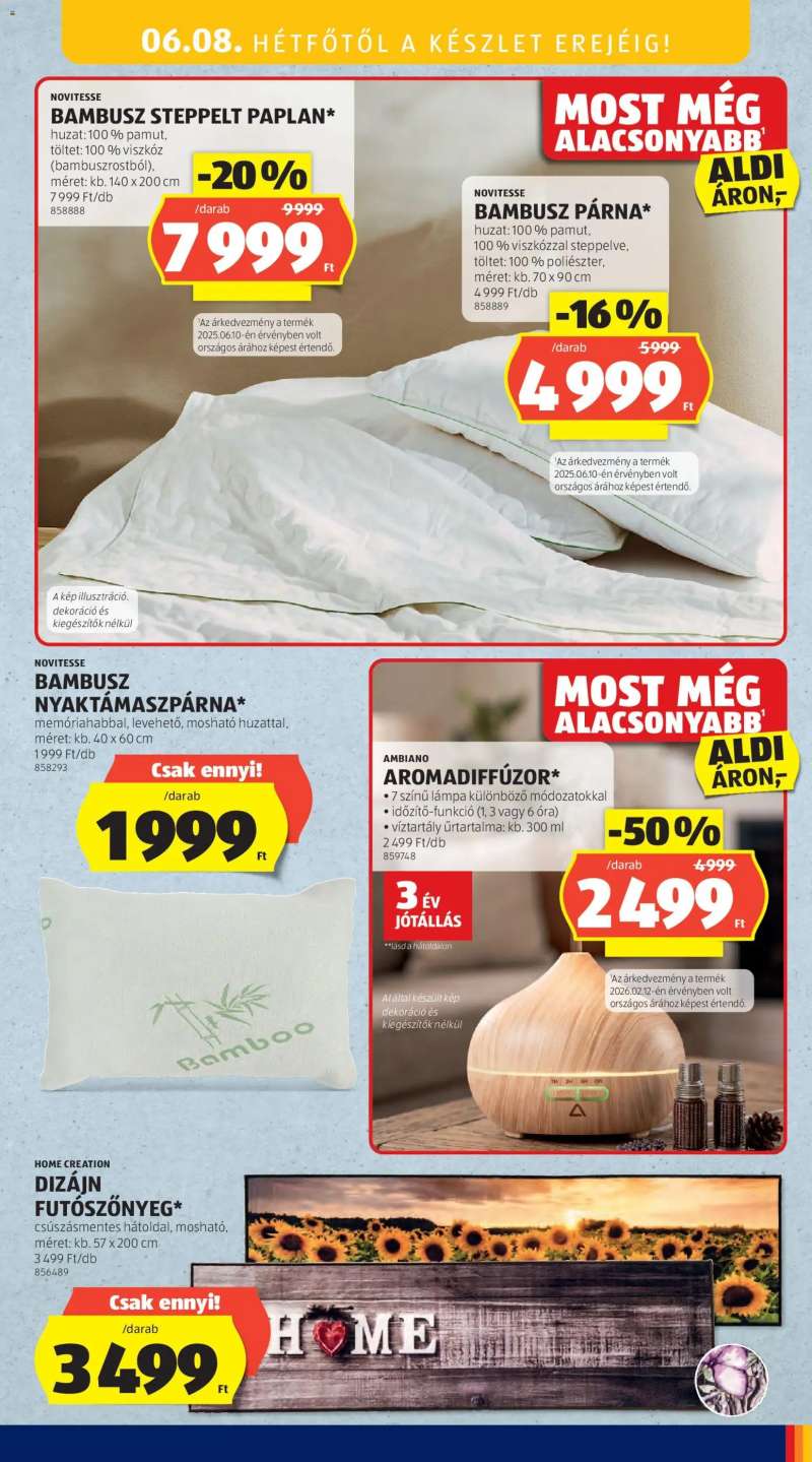 Aldi Aldi Középső sor termékei 17 oldal