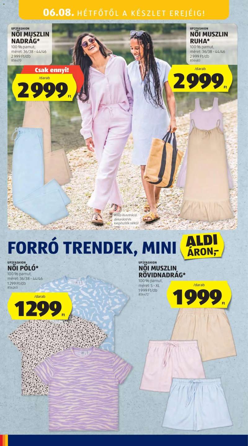 Aldi Aldi Középső sor termékei 18 oldal