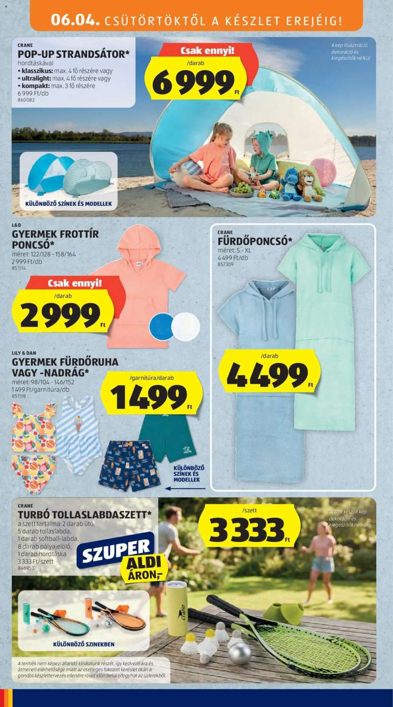 Aldi Aldi Középső sor termékei 4 oldal