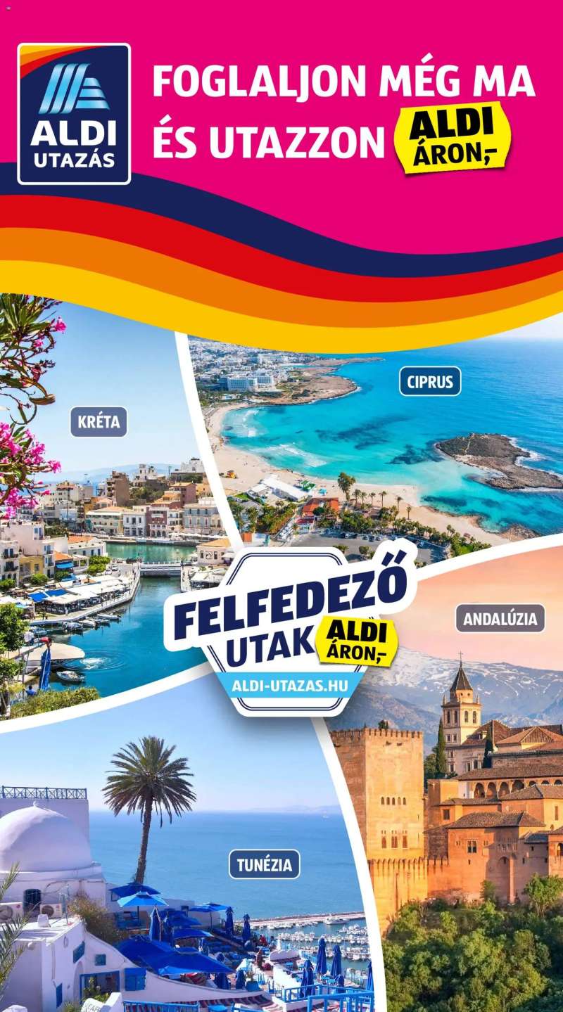 Aldi Aldi Utazás katalógus 8 oldal