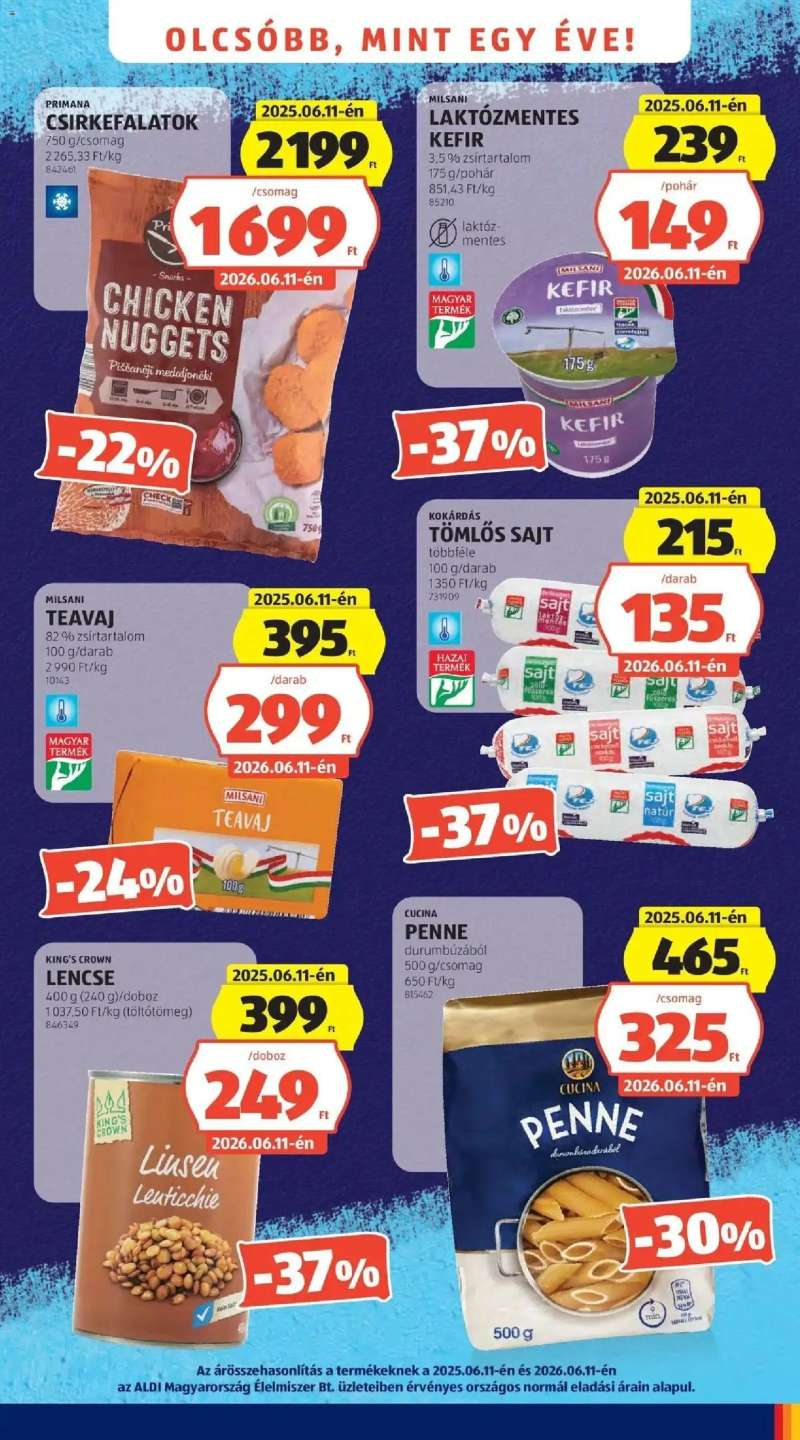 Aldi Aldi újság érvényessége 2026.06.17-ig 3 oldal