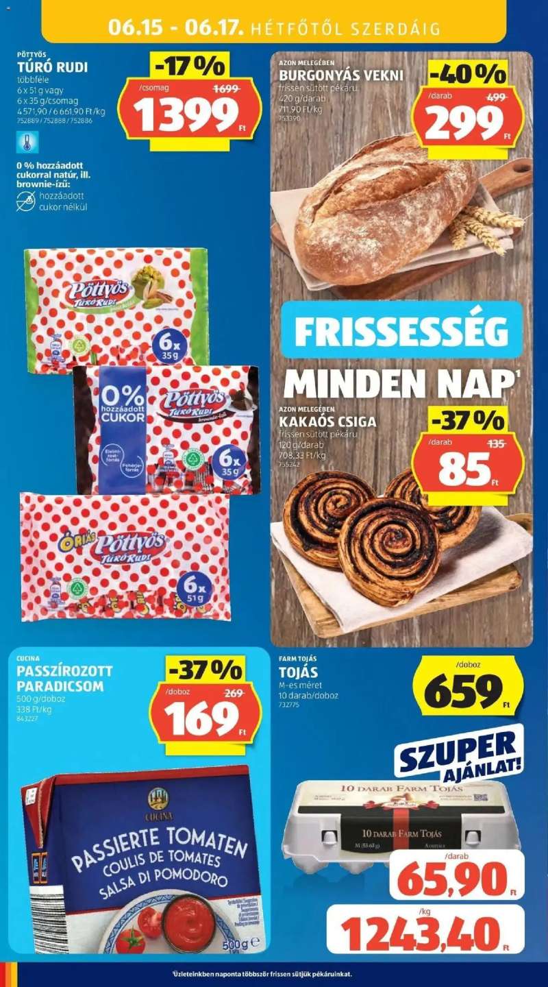 Aldi Aldi újság érvényessége 2026.06.17-ig 40 oldal