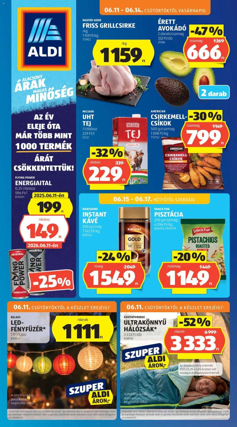 Aldi Aldi akciós újság 1 oldal
