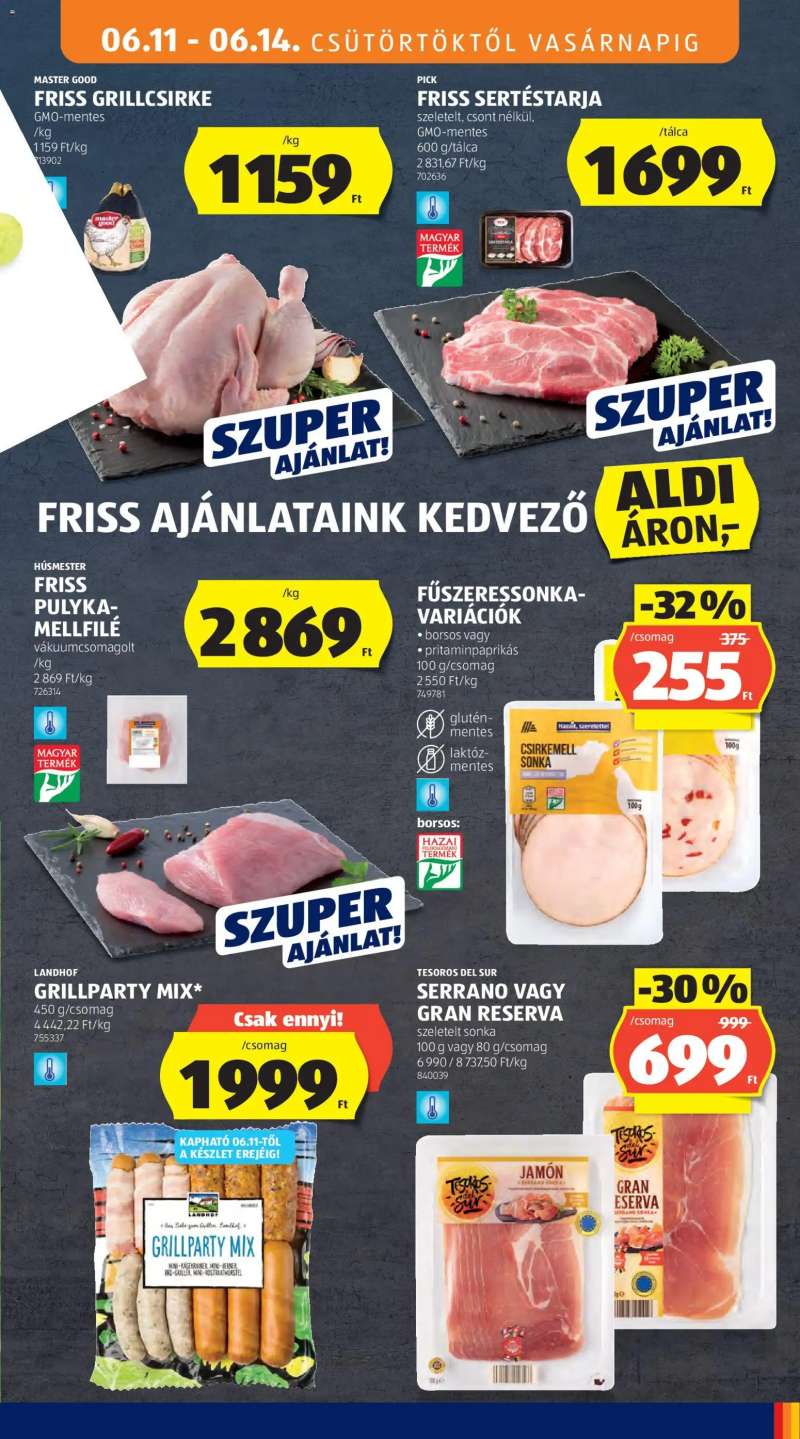 Aldi Aldi akciós újság 11 oldal