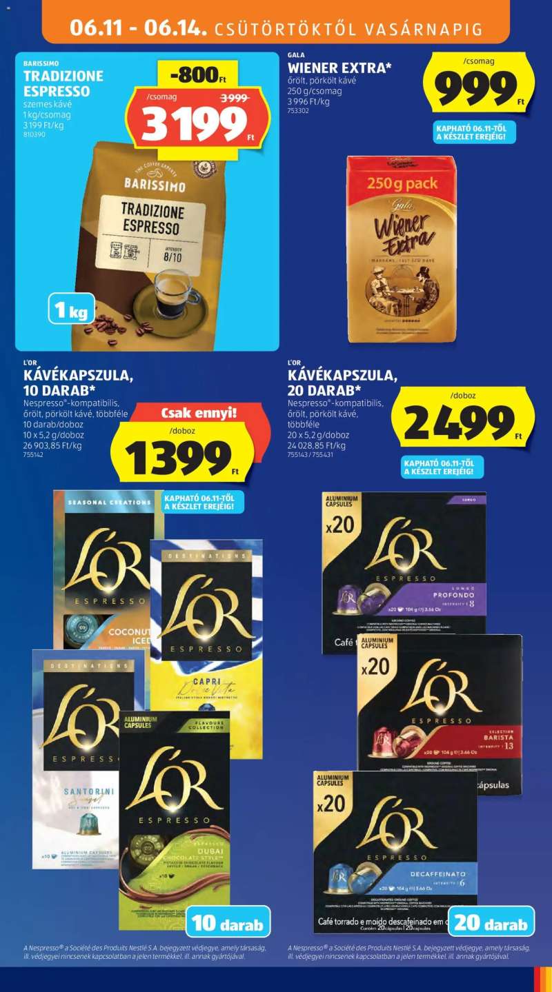Aldi Aldi akciós újság 15 oldal