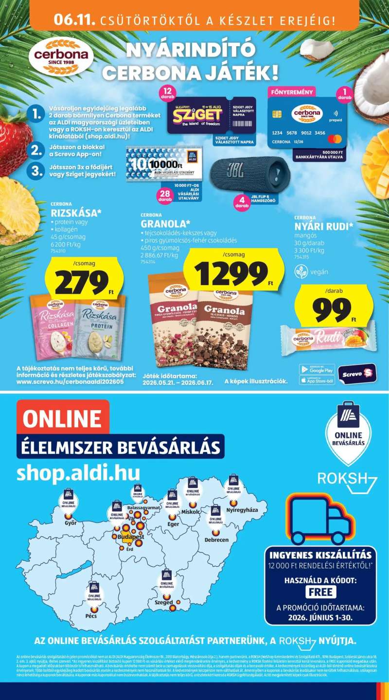 Aldi Aldi akciós újság 21 oldal