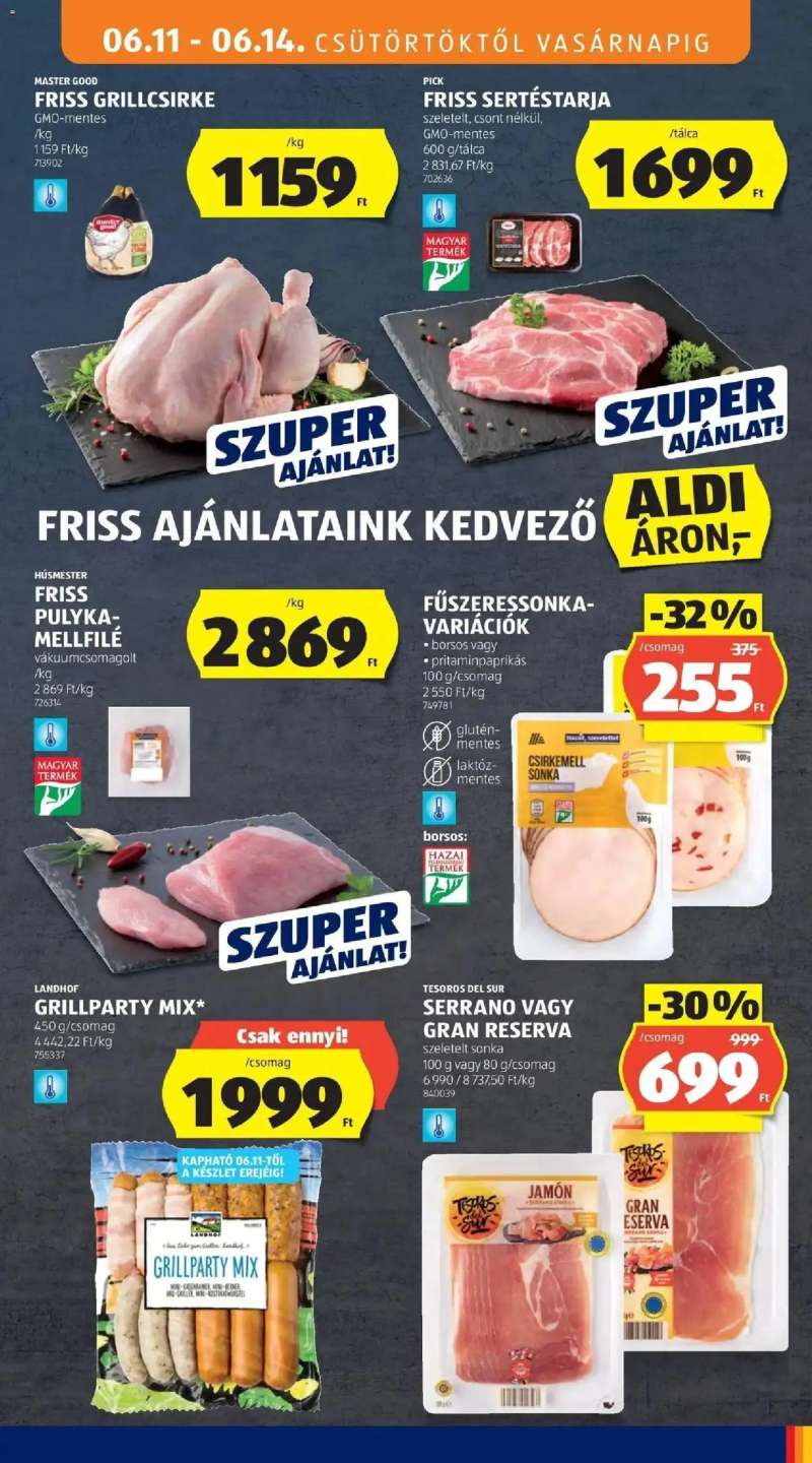 Aldi Aldi aktuális akciós újság 11 oldal