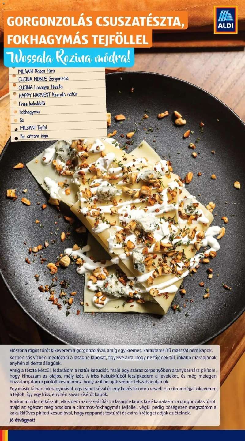 Aldi Aldi aktuális akciós újság 52 oldal