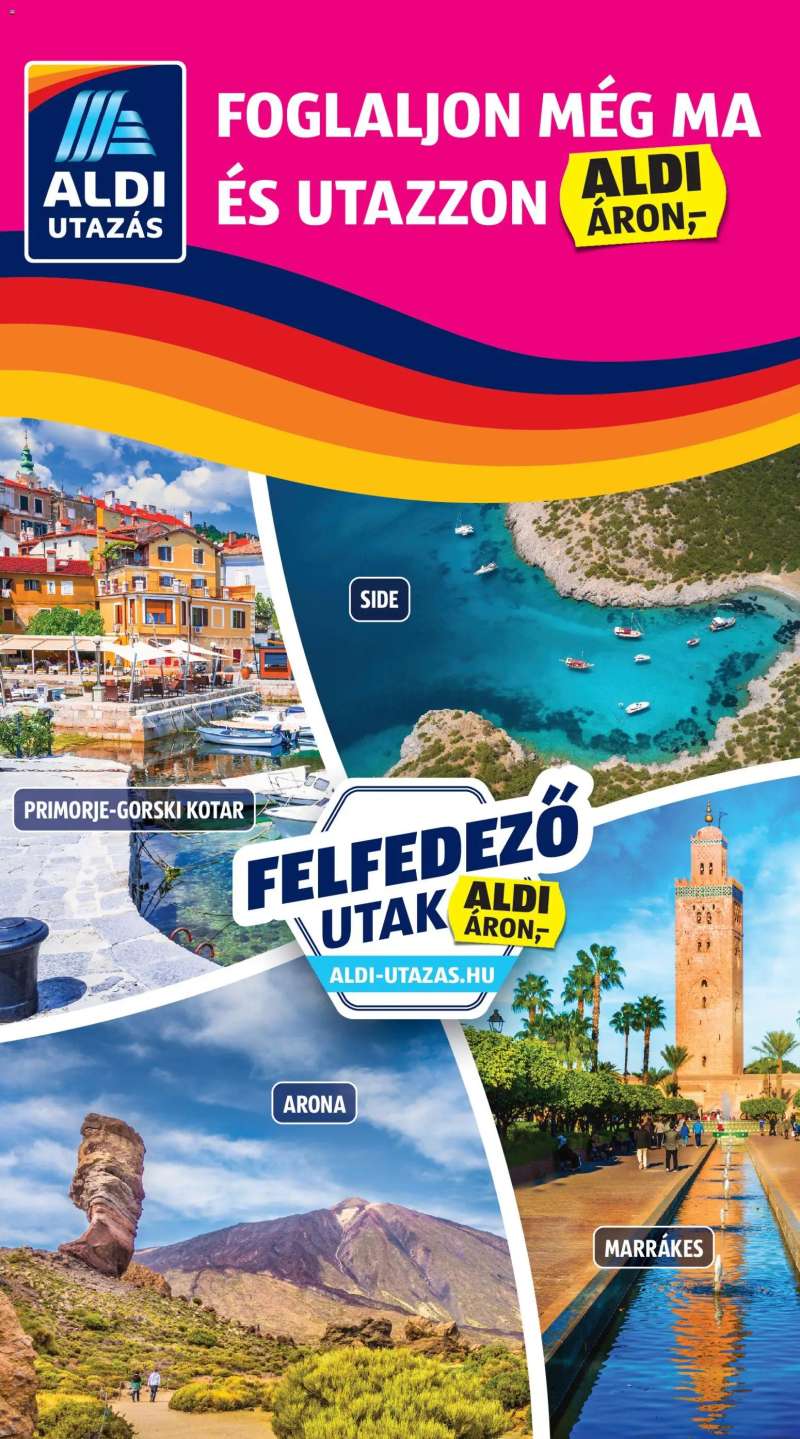 Aldi Aldi Utazás katalógus 6 oldal