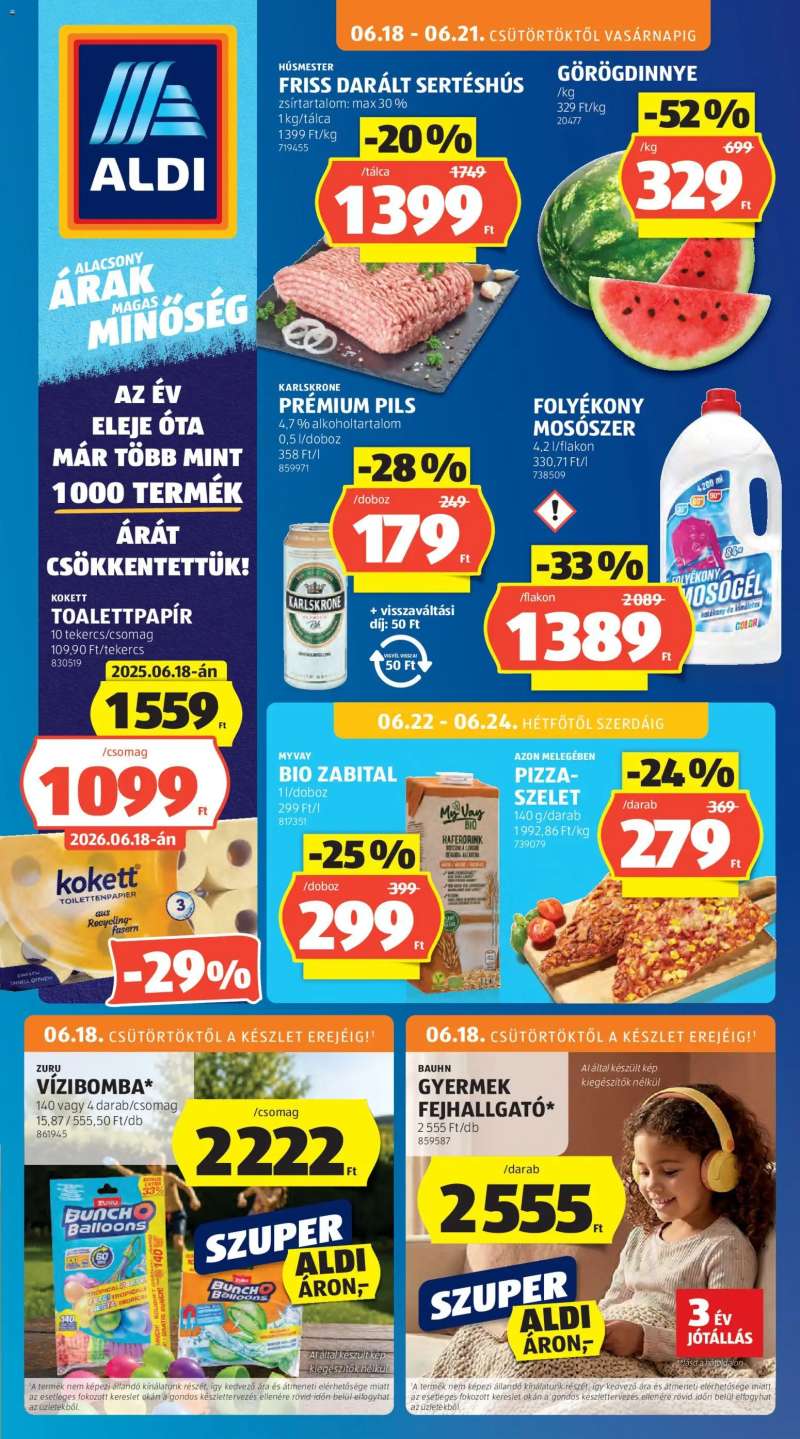 Aldi Aldi akciós újság 1 oldal