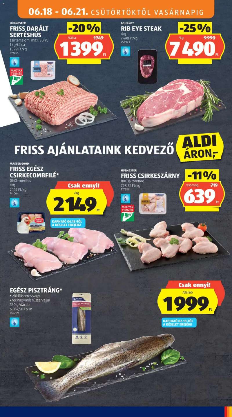 Aldi Aldi akciós újság 11 oldal
