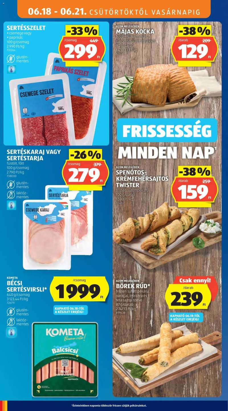 Aldi Aldi akciós újság 12 oldal