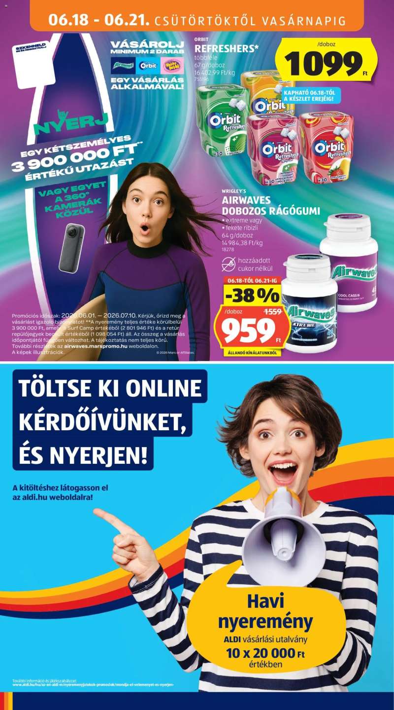 Aldi Aldi akciós újság 18 oldal