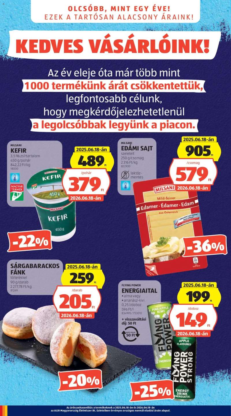 Aldi Aldi akciós újság 2 oldal