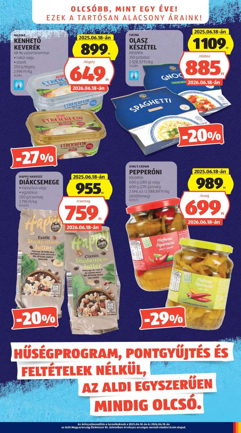 Aldi Aldi akciós újság 3 oldal