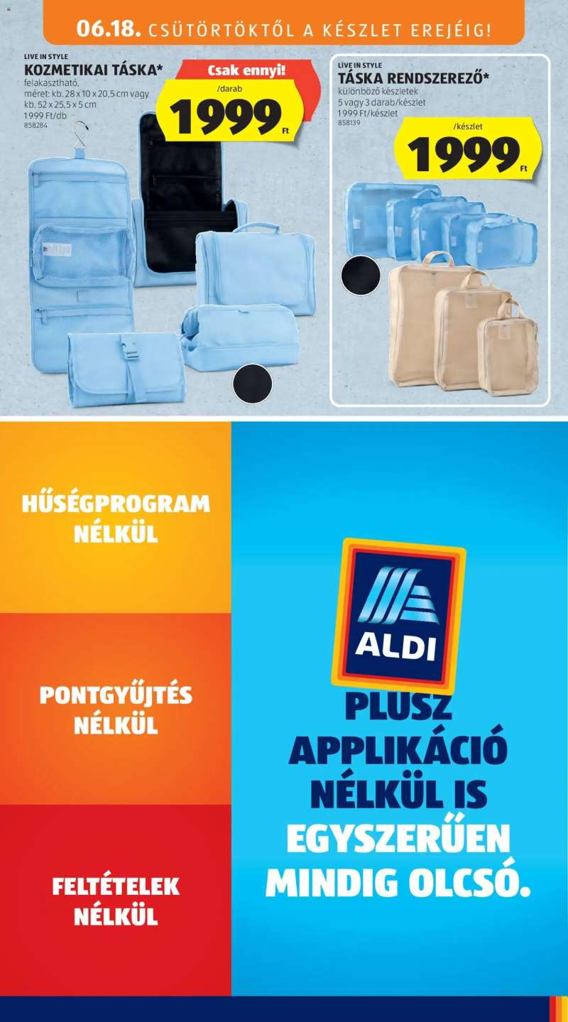 Aldi Aldi akciós újság 31 oldal