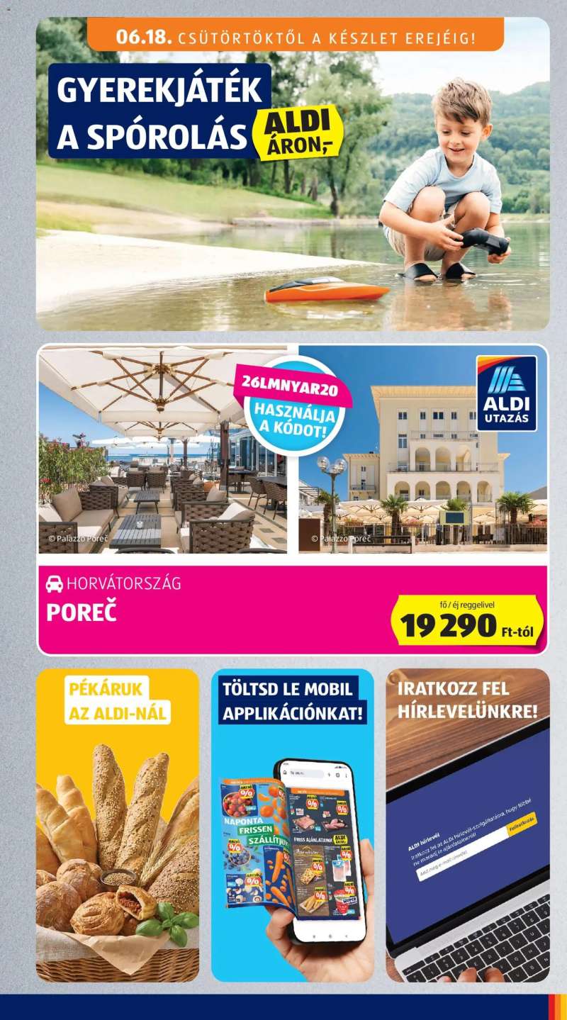 Aldi Aldi akciós újság 7 oldal