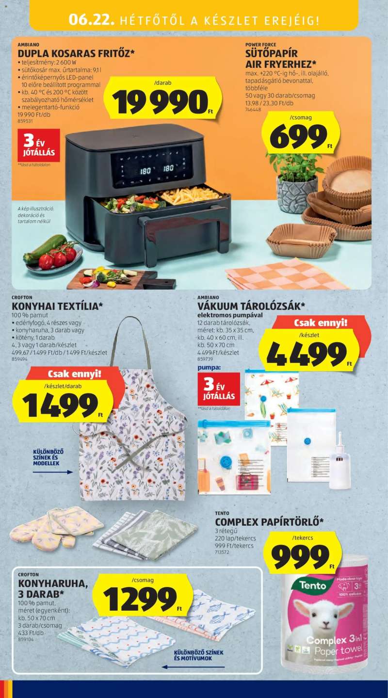 Aldi Aldi Középső sor termékei 14 oldal