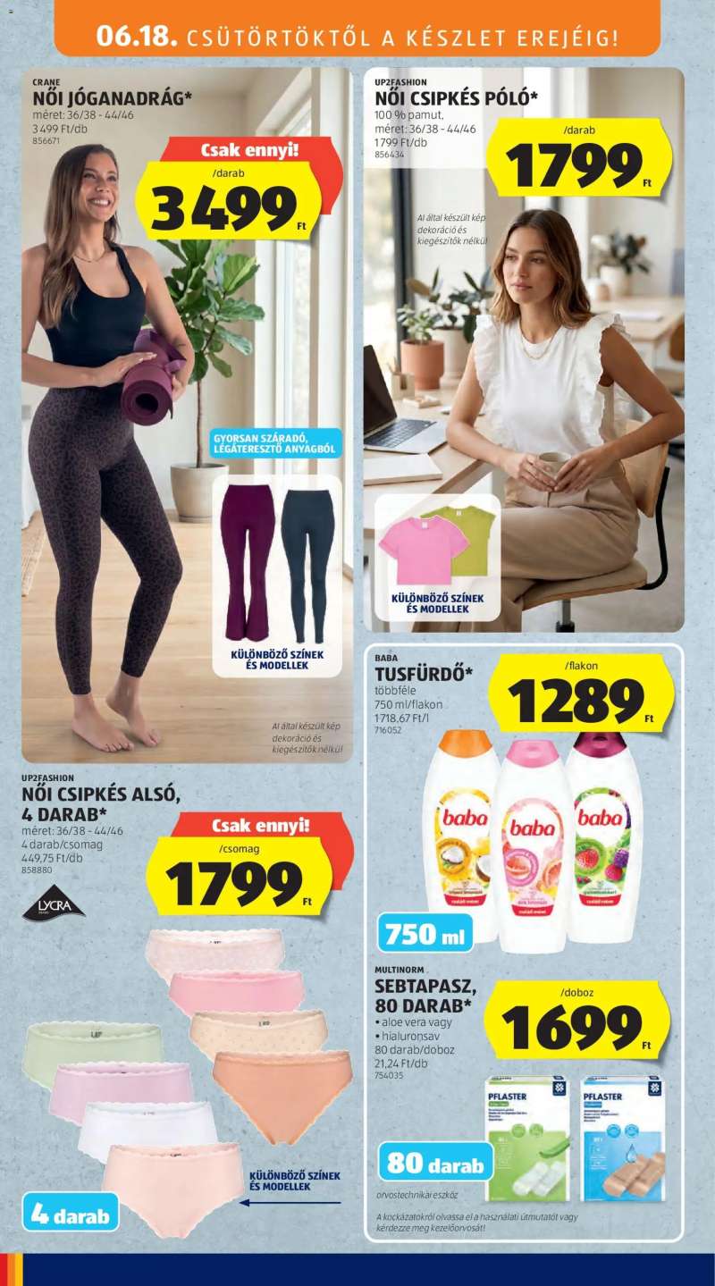 Aldi Aldi Középső sor termékei 6 oldal