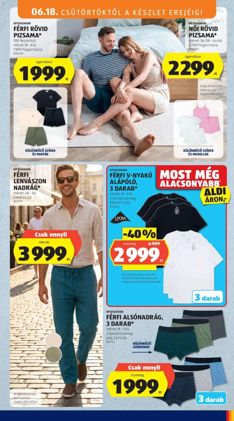 Aldi Aldi Középső sor termékei 7 oldal