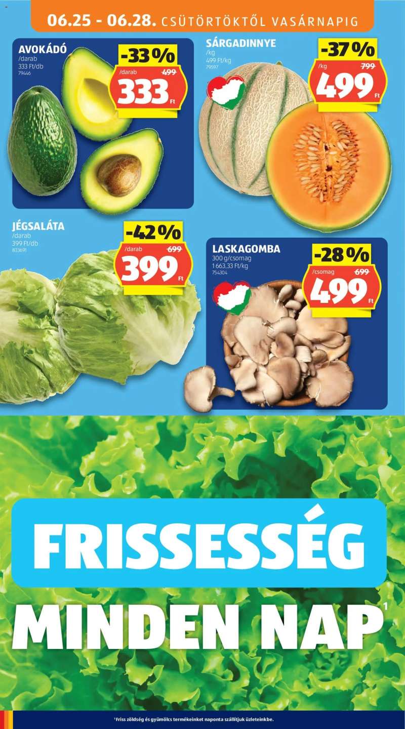 Aldi Aldi akciós újság 10 oldal