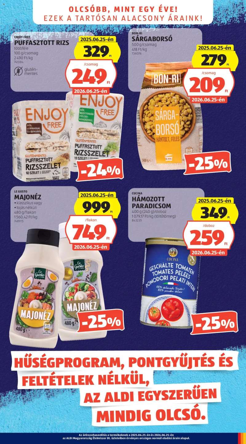 Aldi Aldi akciós újság 3 oldal