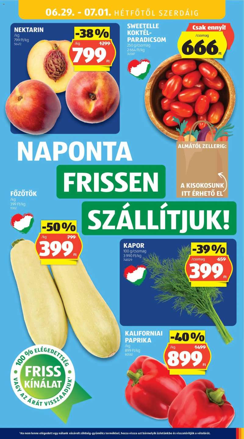 Aldi Aldi akciós újság 31 oldal