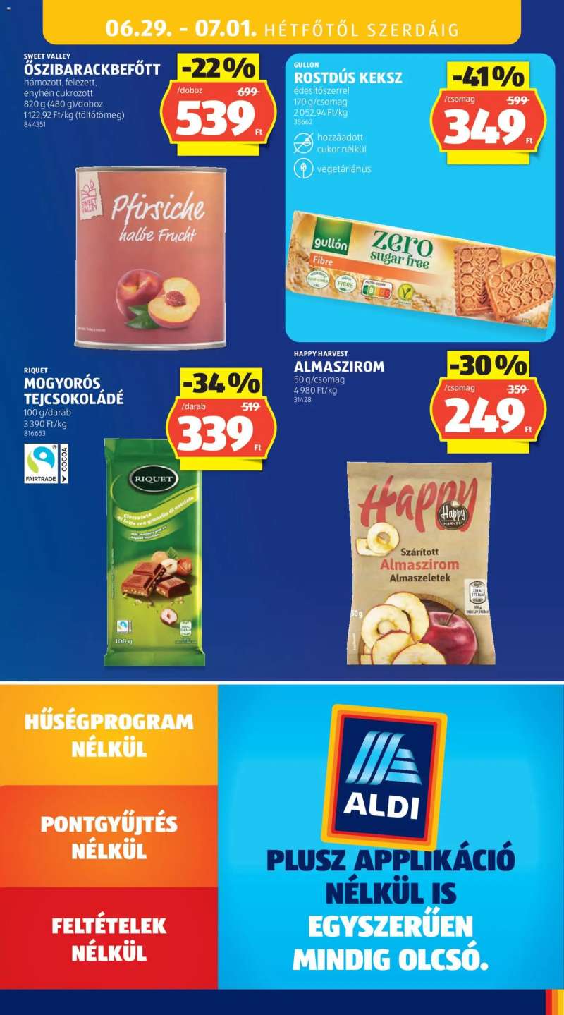 Aldi Aldi akciós újság 35 oldal