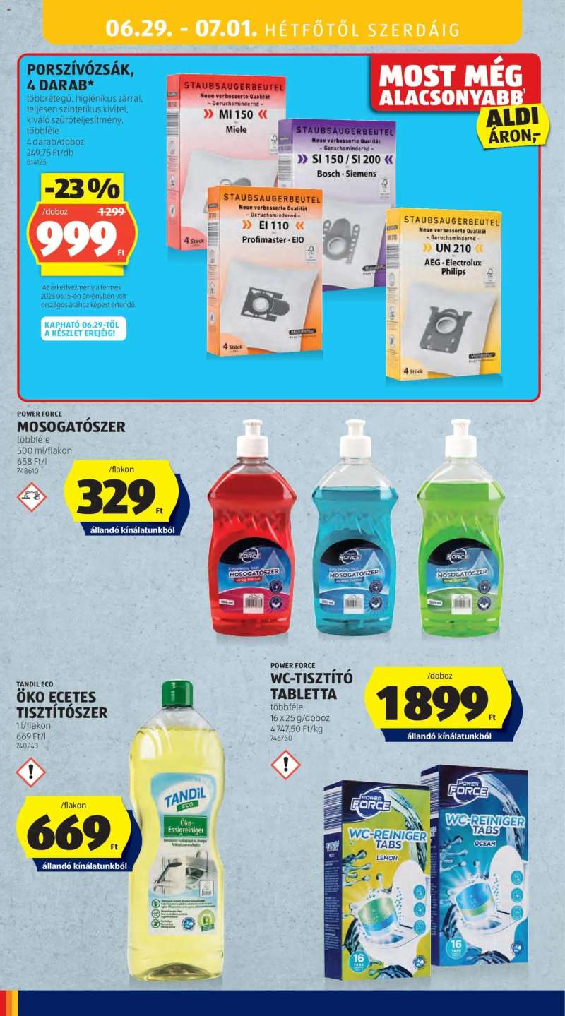 Aldi Aldi akciós újság 48 oldal