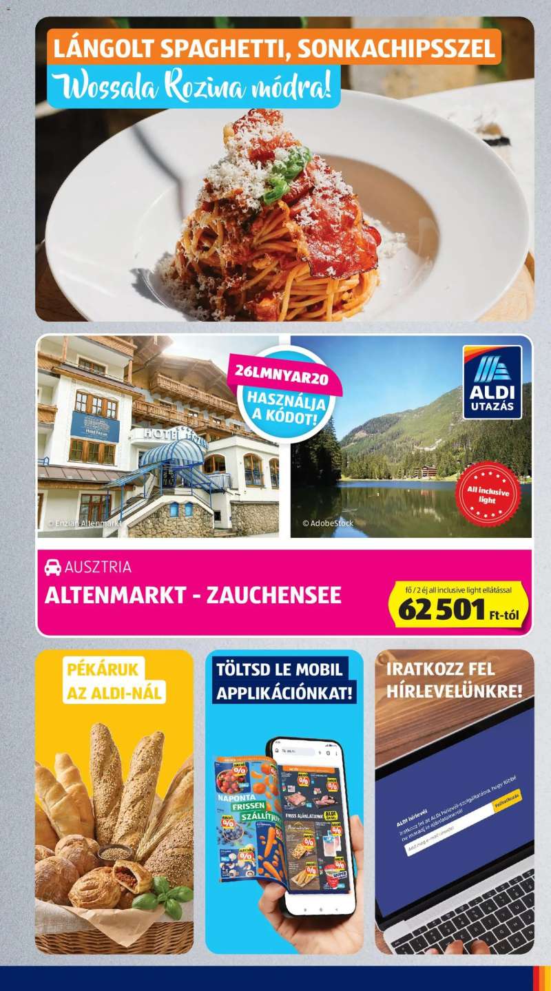 Aldi Aldi akciós újság 7 oldal