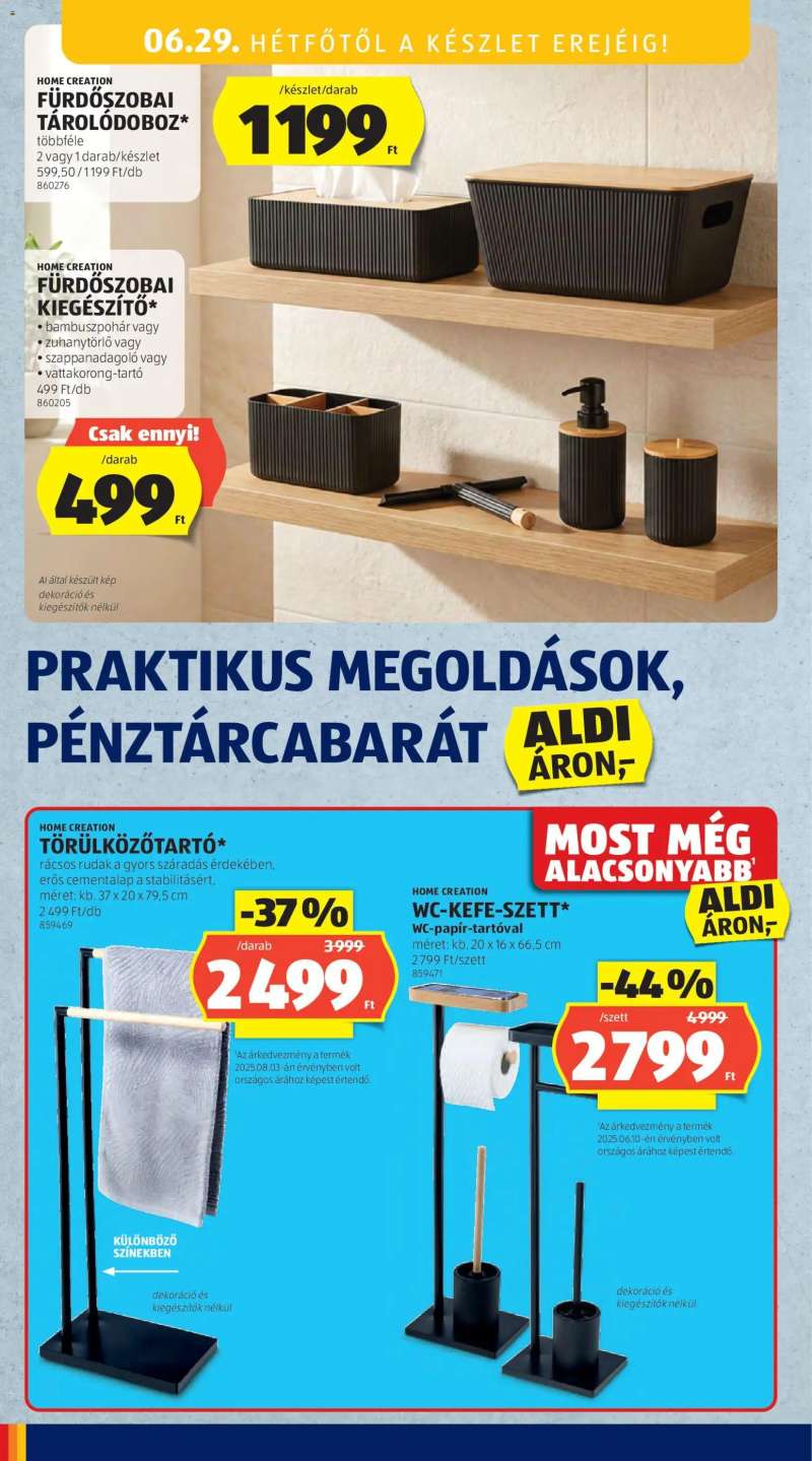 Aldi Aldi Középső sor termékei 12 oldal