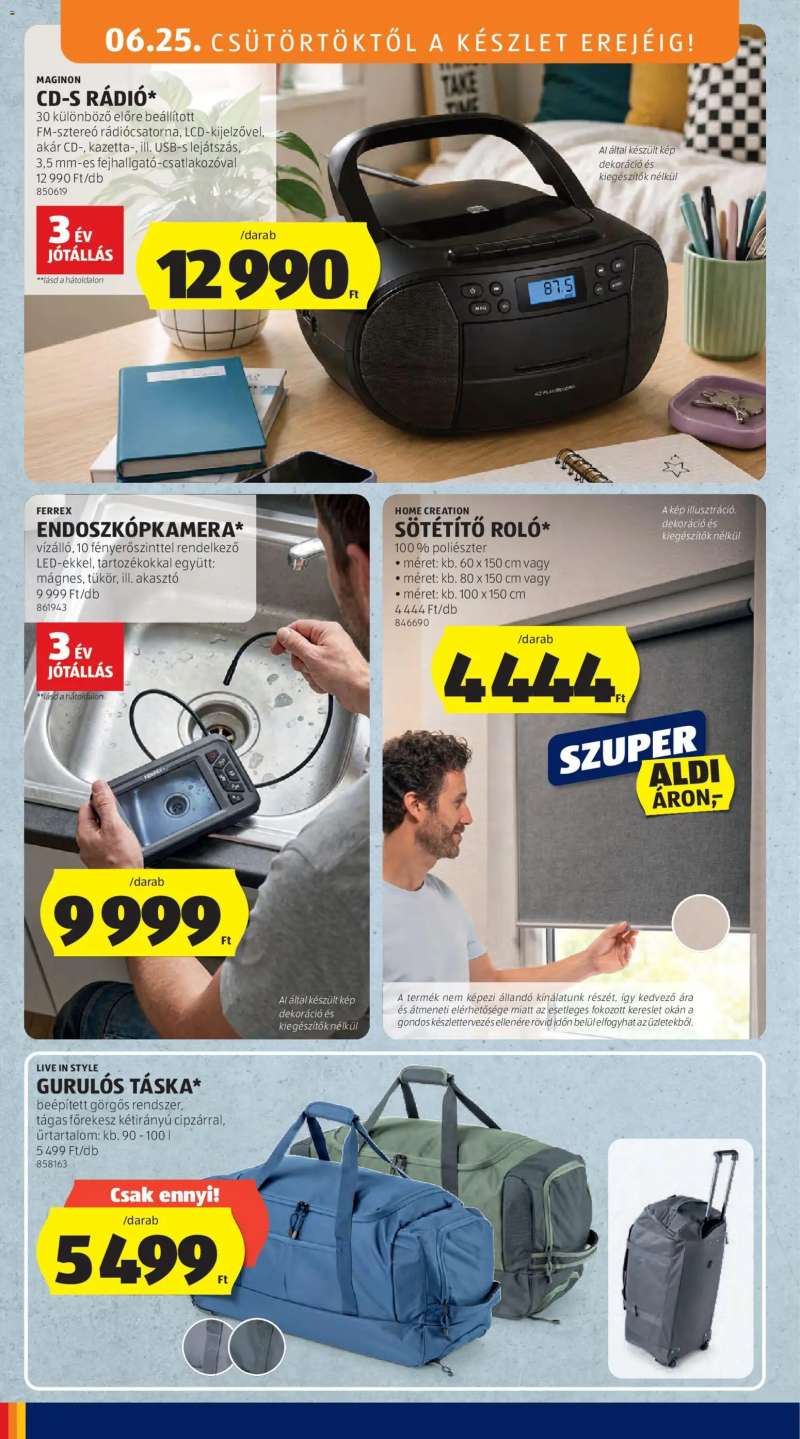 Aldi Aldi Középső sor termékei 4 oldal
