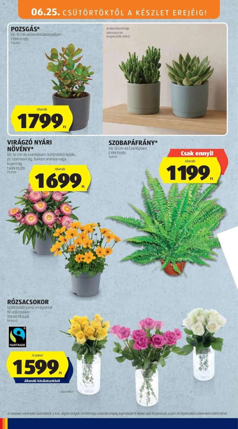 Aldi Aldi Középső sor termékei 6 oldal