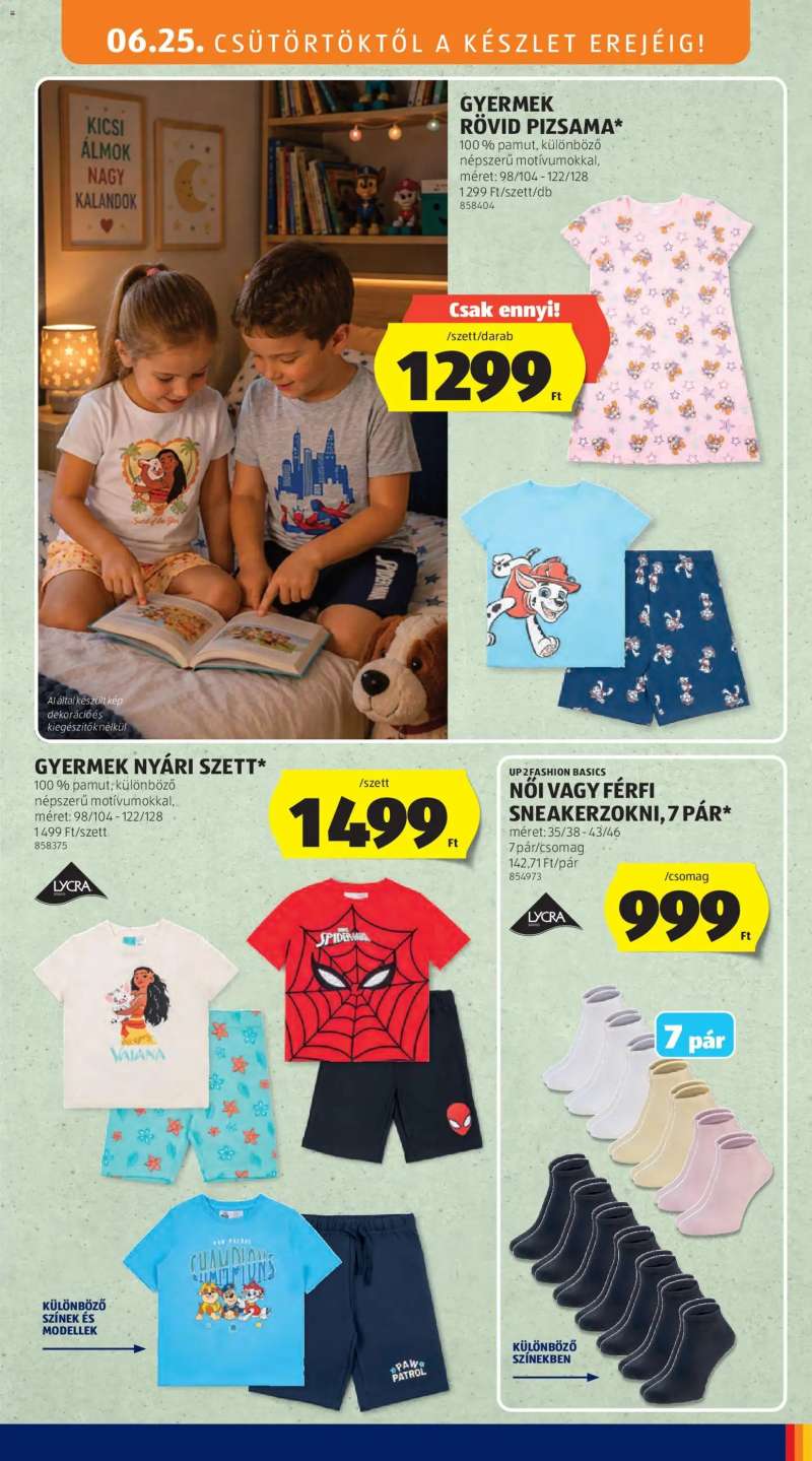 Aldi Aldi Középső sor termékei 9 oldal
