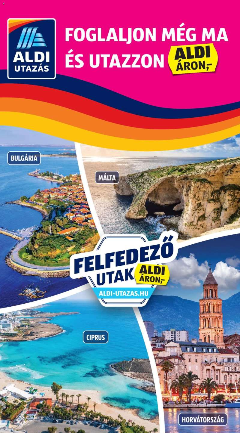 Aldi Aldi Utazás katalógus 6 oldal