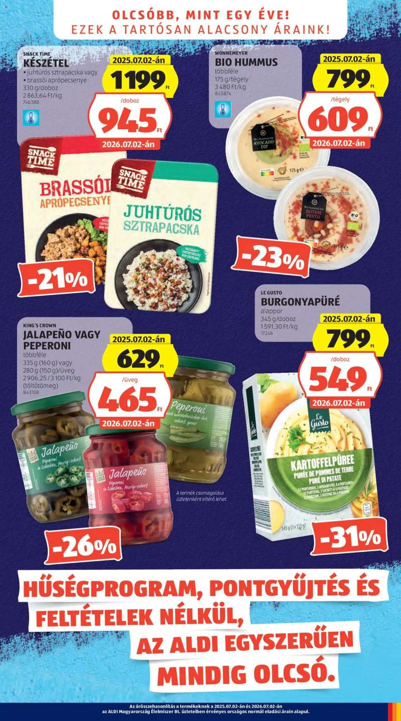 Aldi Aldi akciós újság 3 oldal