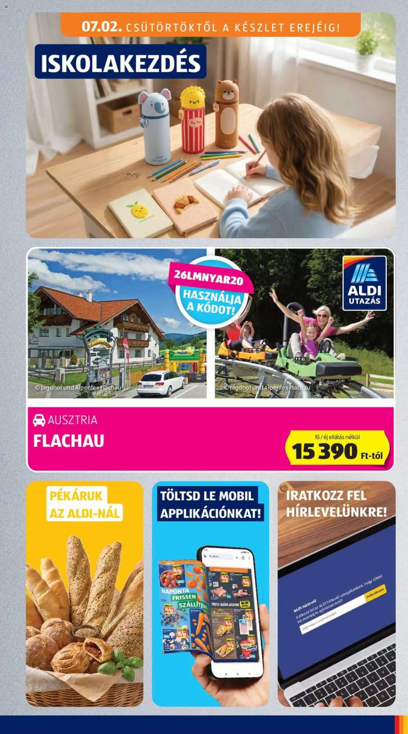 Aldi Aldi akciós újság 7 oldal