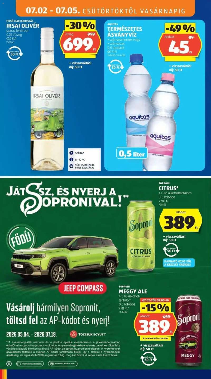 Aldi Aldi aktuális akciós újság 20 oldal