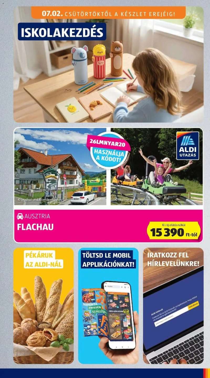 Aldi Aldi aktuális akciós újság 7 oldal