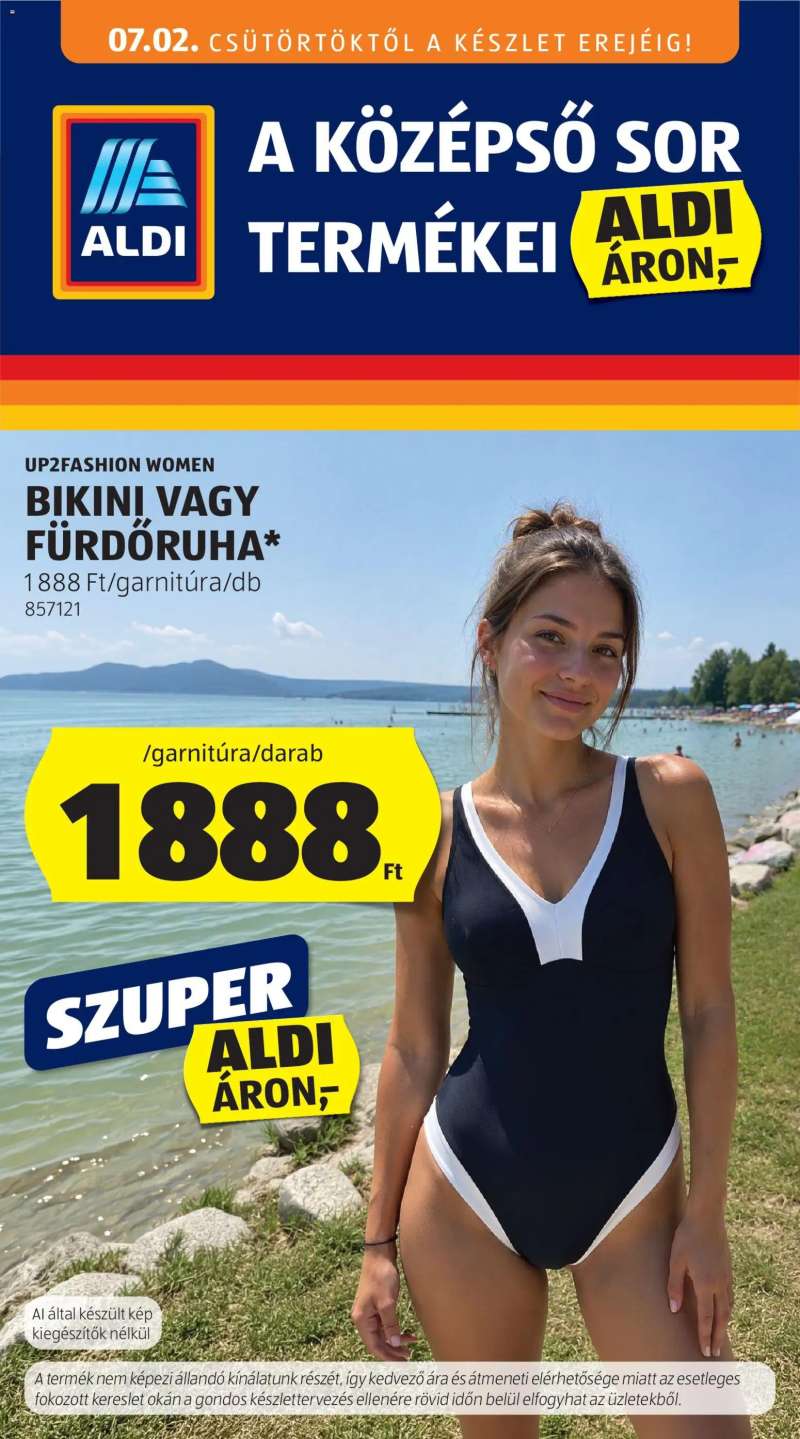 Aldi Aldi Középső sor termékei 1 oldal