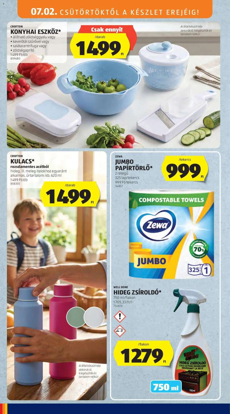 Aldi Aldi Középső sor termékei 14 oldal