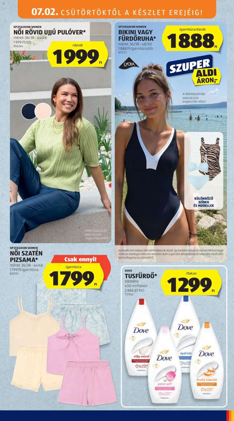 Aldi Aldi Középső sor termékei 3 oldal